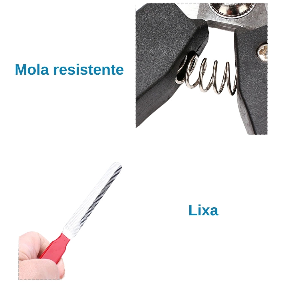 Cortador de Unhas Profissional para Cães e Gatos Corte Rápido Preciso e Seguro