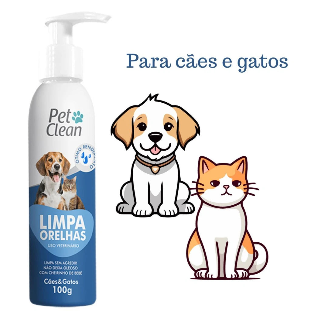 Kit Higiene a Seco para Cães e Gatos