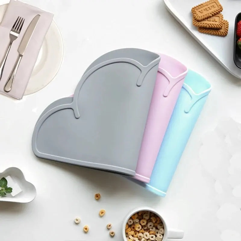Tapete de Alimentação de Silicone para Cães e Gatos Impermeável Antiderrapante e Higiênico