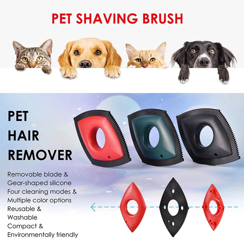 Removedor de Pelos para Cães e Gatos Escova Reutilizável para Roupas Estofados e Carros