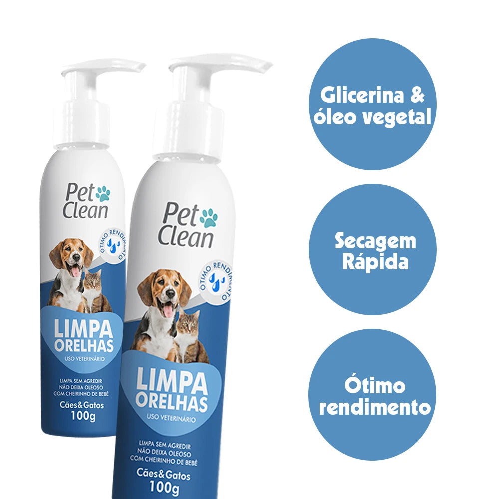 Kit Higiene a Seco para Cães e Gatos