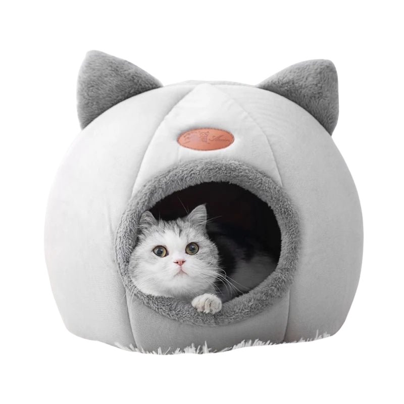 Cama Caverna Abrigo Quentinho e Macio para Cães e Gatos