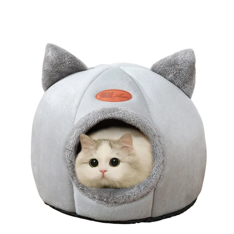 Cama Caverna Abrigo Quentinho e Macio para Cães e Gatos