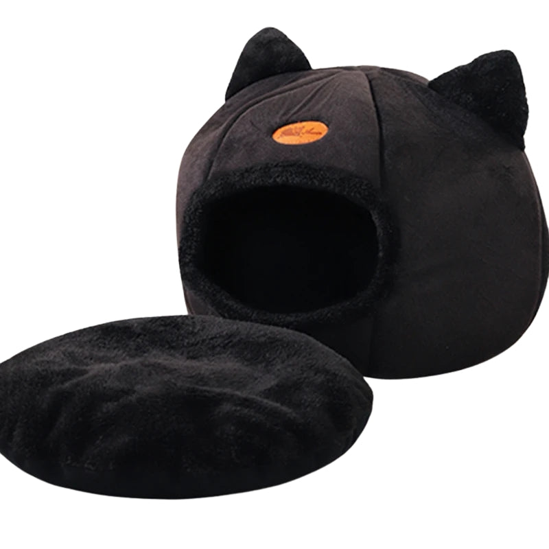 Cama Caverna Abrigo Quentinho e Macio para Cães e Gatos