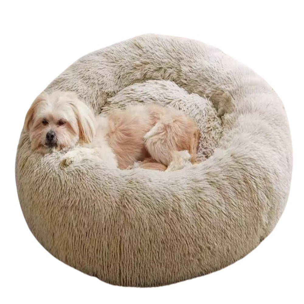 Cama Ninho de Pelúcia para Cães e Gatos Conforto Segurança e Aconchego