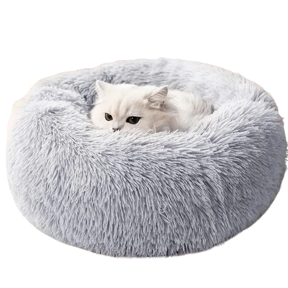 Cama Ninho de Pelúcia para Cães e Gatos Conforto Segurança e Aconchego
