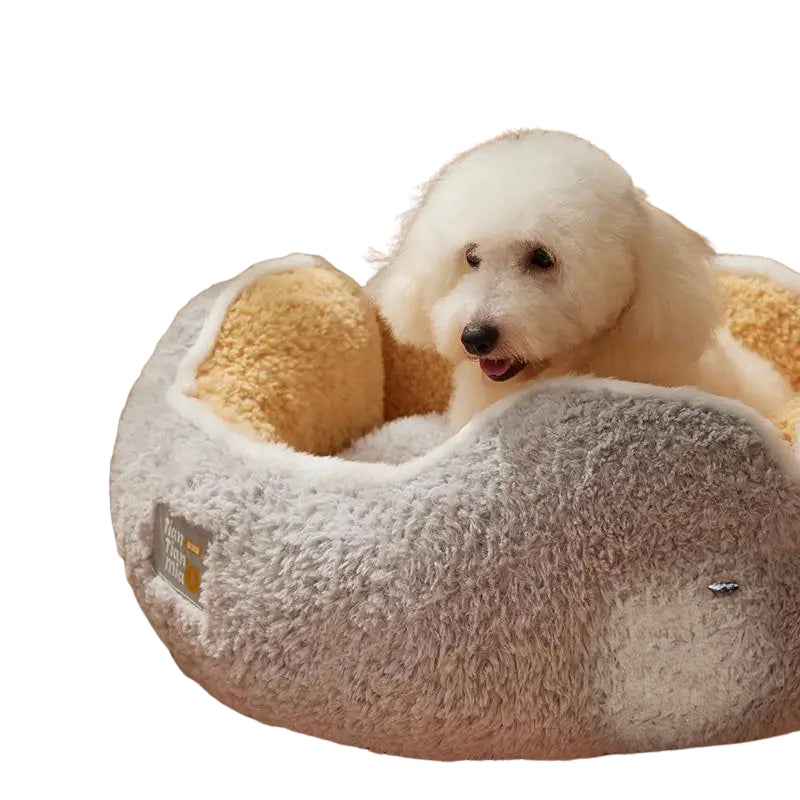 Cama Ninho de Pelúcia para Cães e Gatos Conforto Segurança e Aconchego