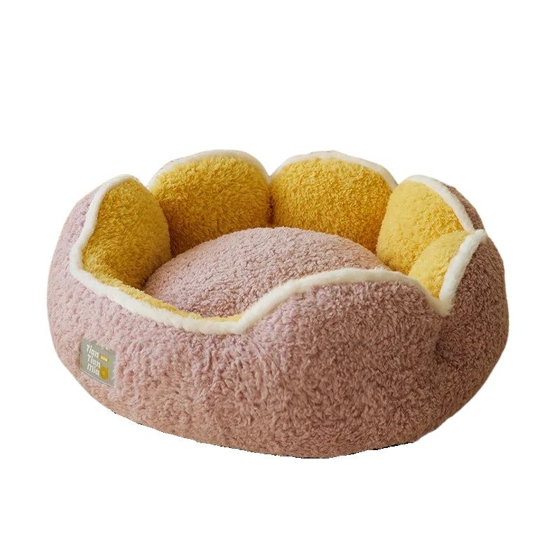 Cama Ninho de Pelúcia para Cães e Gatos Conforto Segurança e Aconchego