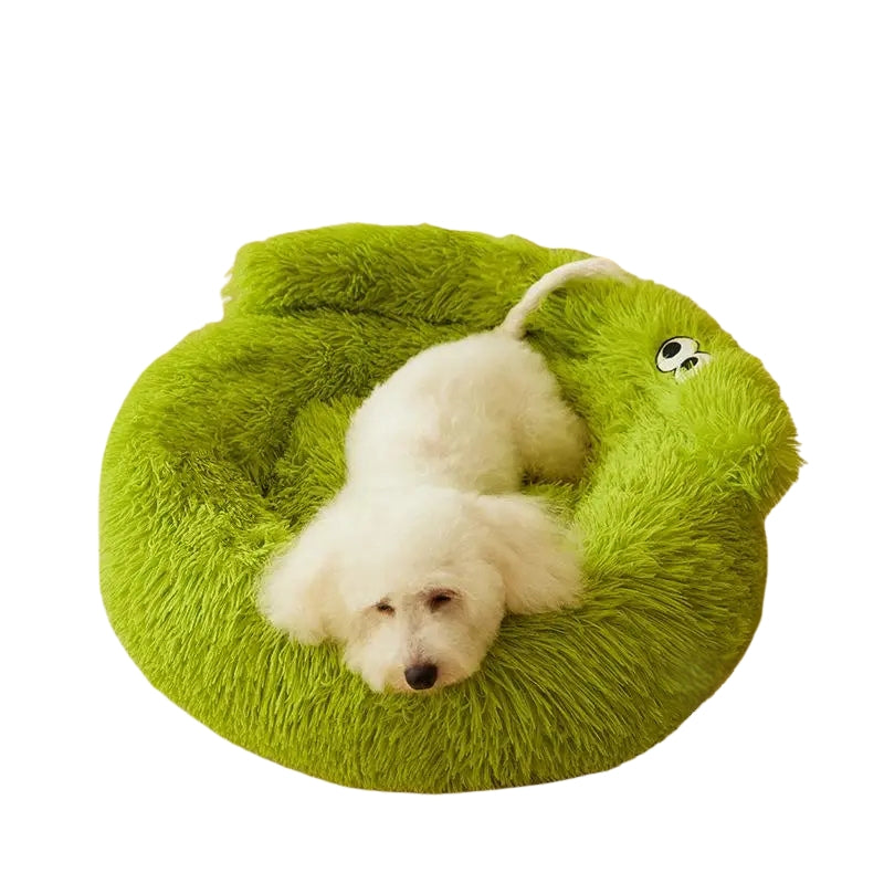 Cama Ninho de Pelúcia para Cães e Gatos Conforto Segurança e Aconchego