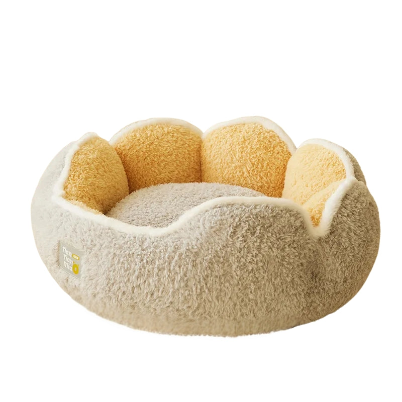 Cama Ninho de Pelúcia para Cães e Gatos Conforto Segurança e Aconchego