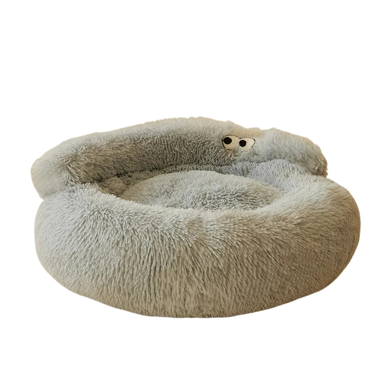 Cama Ninho de Pelúcia para Cães e Gatos Conforto Segurança e Aconchego