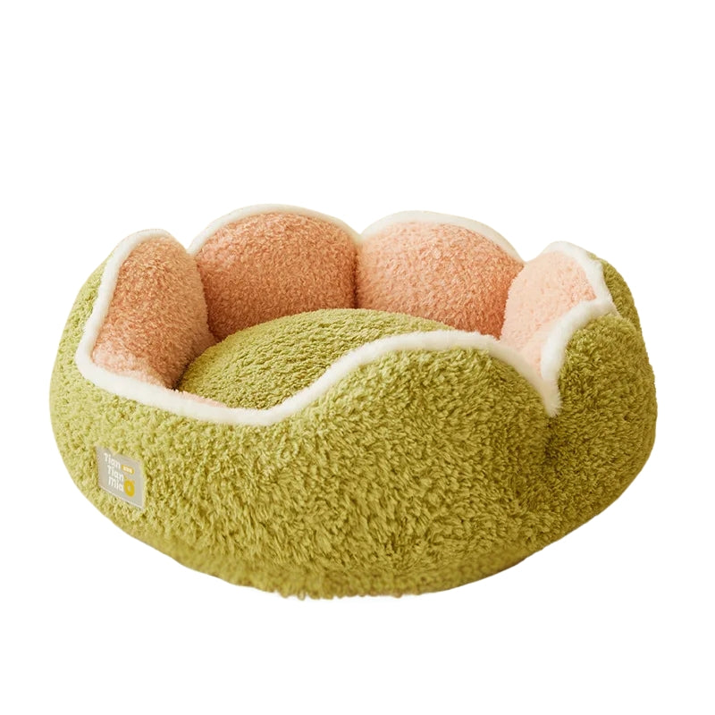 Cama Ninho de Pelúcia para Cães e Gatos Conforto Segurança e Aconchego