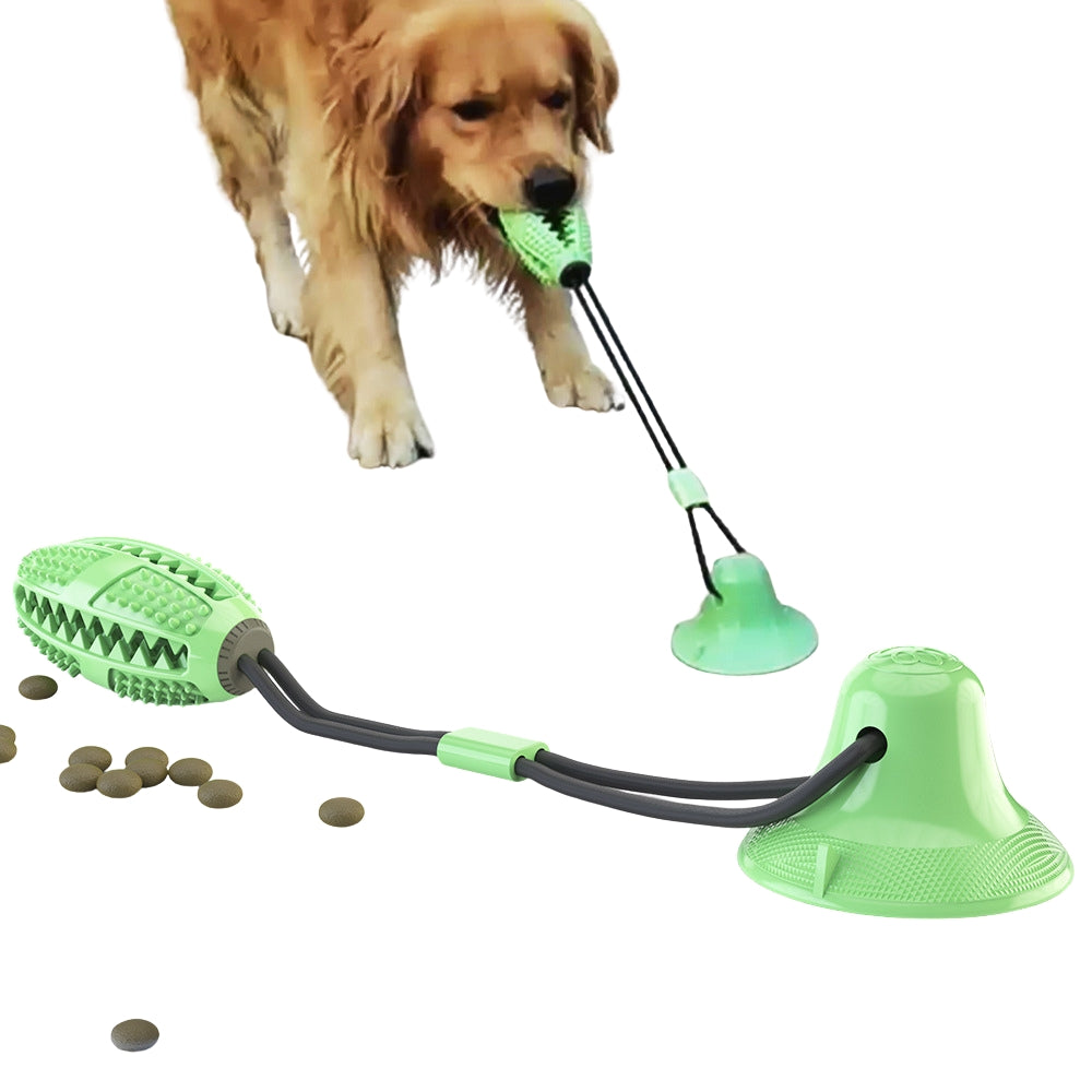 Brinquedo Interativo com Ventosa para Cães Diversão Higiene Bucal e Alívio da Ansiedade