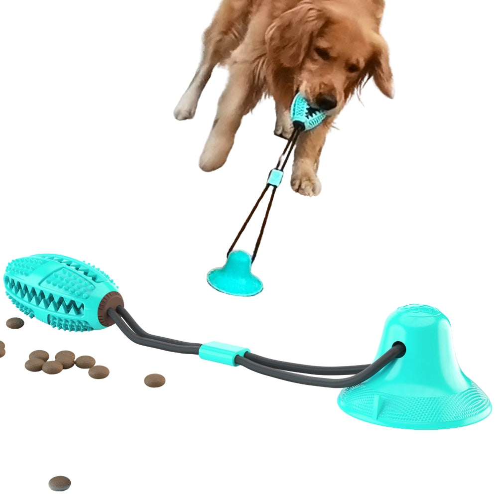 Brinquedo Interativo com Ventosa para Cães Diversão Higiene Bucal e Alívio da Ansiedade
