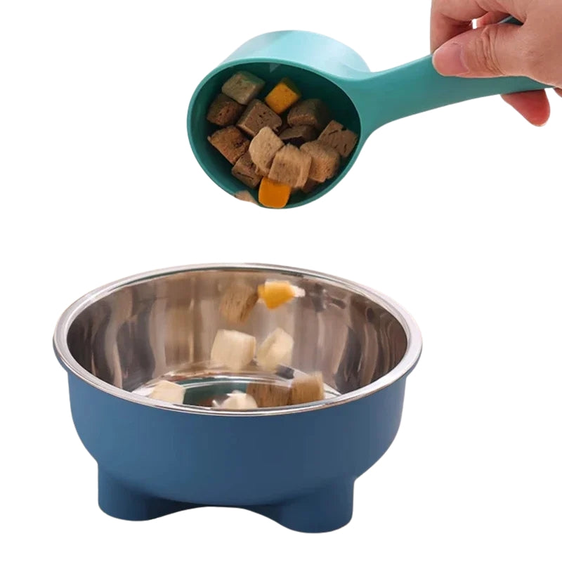 Tigela Antiderrapante em Aço Inox para Cães e Gatos