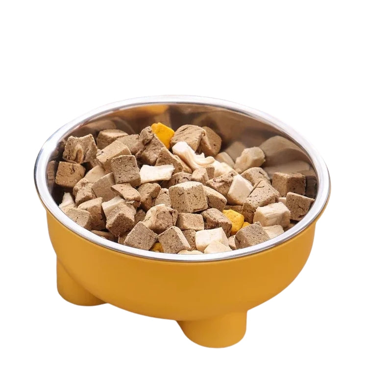 Tigela Antiderrapante em Aço Inox para Cães e Gatos