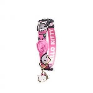 Coleira Hello Kitty para Cães e Gatos Ajustável e Resistente