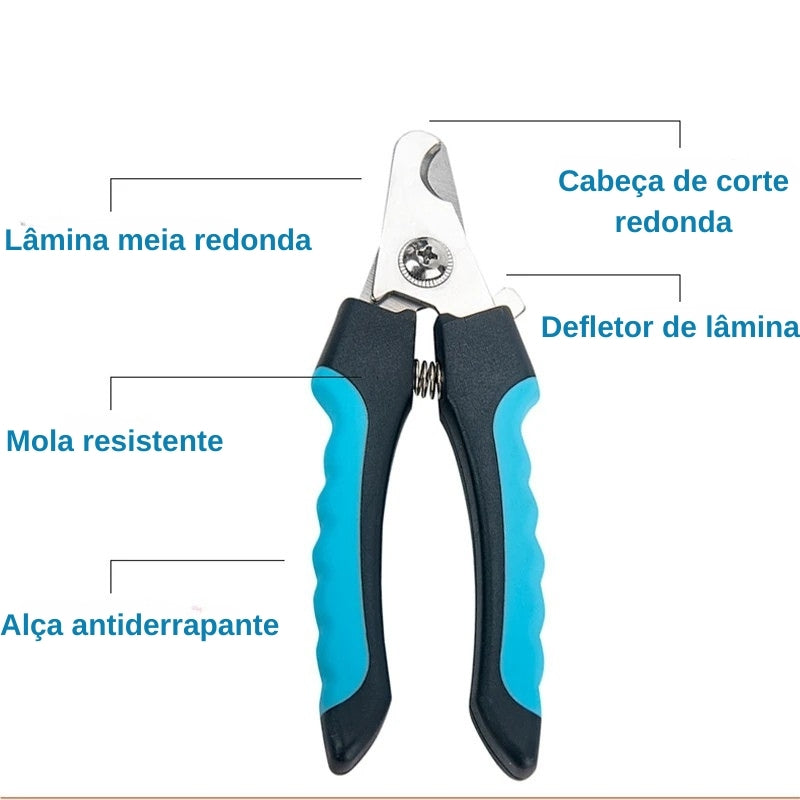 Cortador de Unhas Profissional para Cães e Gatos Corte Rápido Preciso e Seguro