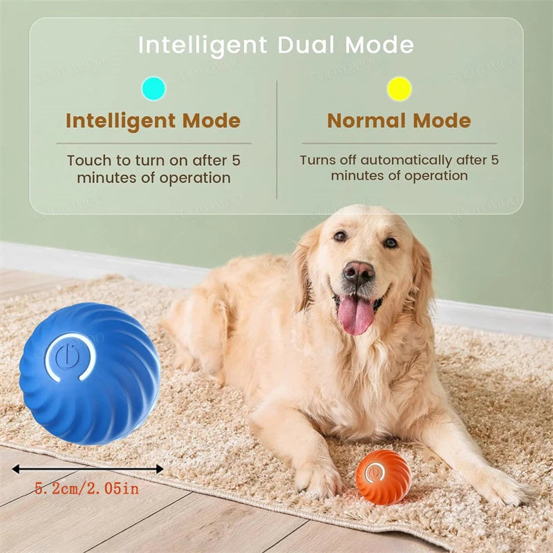 Bola Inteligente Interativa para Cães e Gatos Movimento Automático e Diversão Garantida
