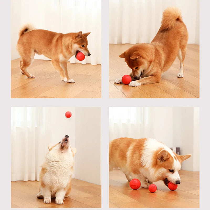 Bola de Borracha Reforçada para Cães Resistência Diversão e Saúde Bucal