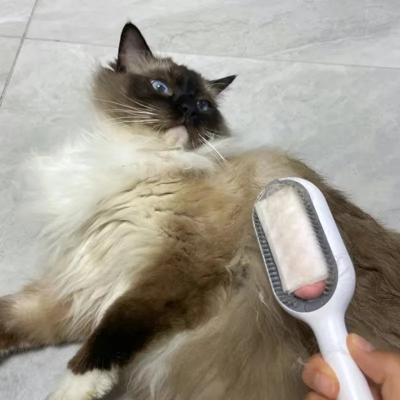 Escova de Remoção de Pelos 2 em 1 para Cães e Gatos