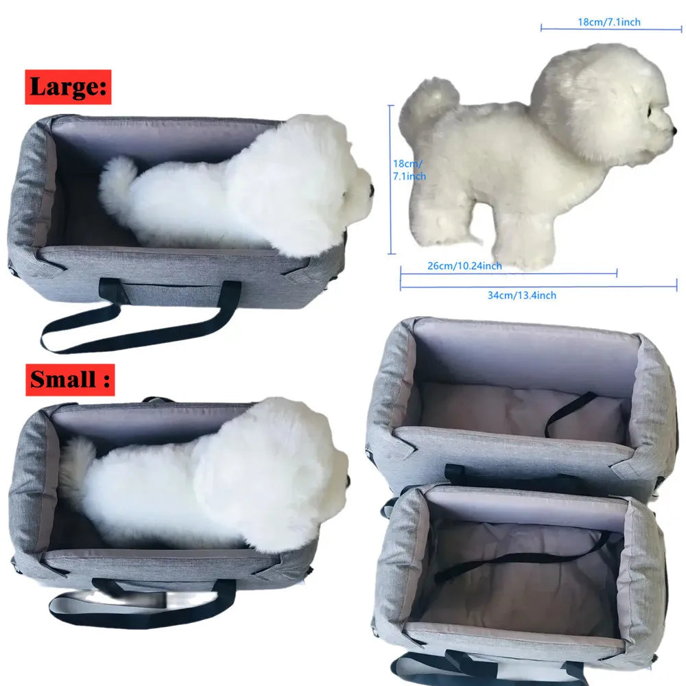 Cadeirinha e Bolsa de Transporte 3 em 1 para Cães e Gatos Segurança Conforto e Portabilidade