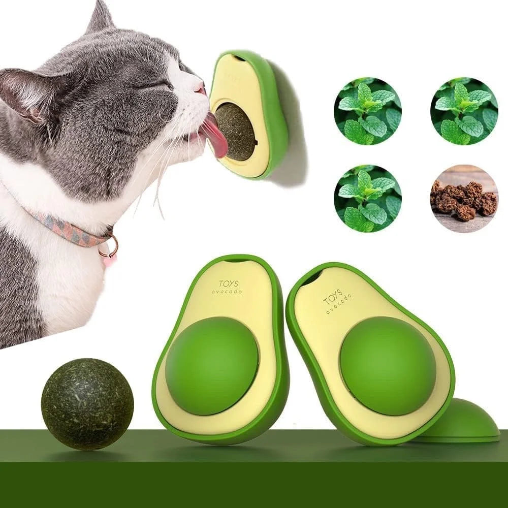 Brinquedo Abacate com Catnip para Gatos
