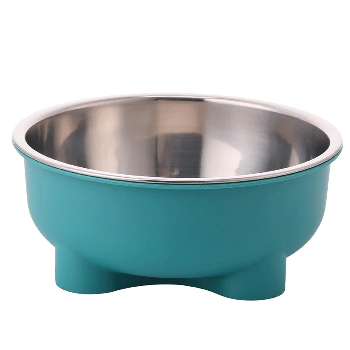 Tigela Antiderrapante em Aço Inox para Cães e Gatos