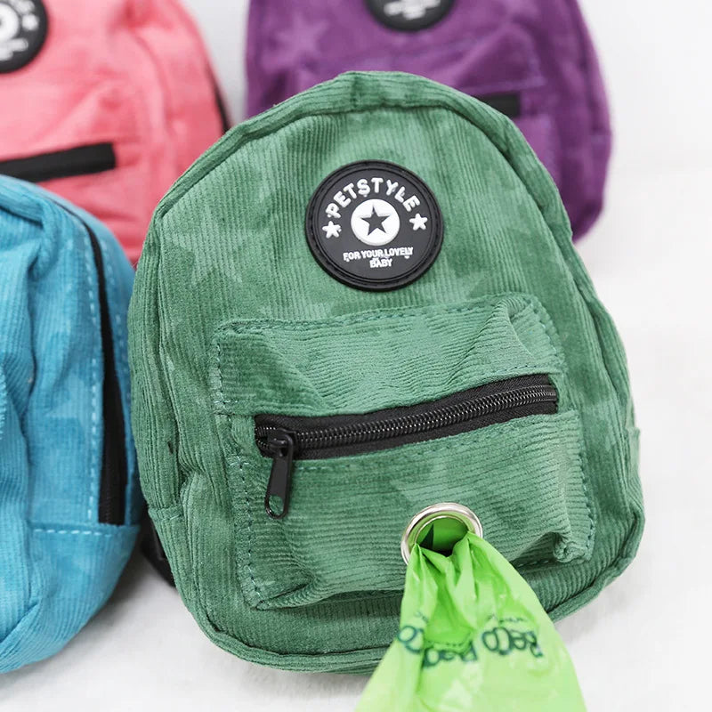 Mochila de Nylon com alça ajustável para cães e gatos