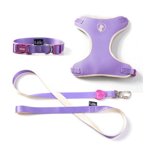 Kit Aurora para Cães e Gatos Peitoral Air Guia e Coleira