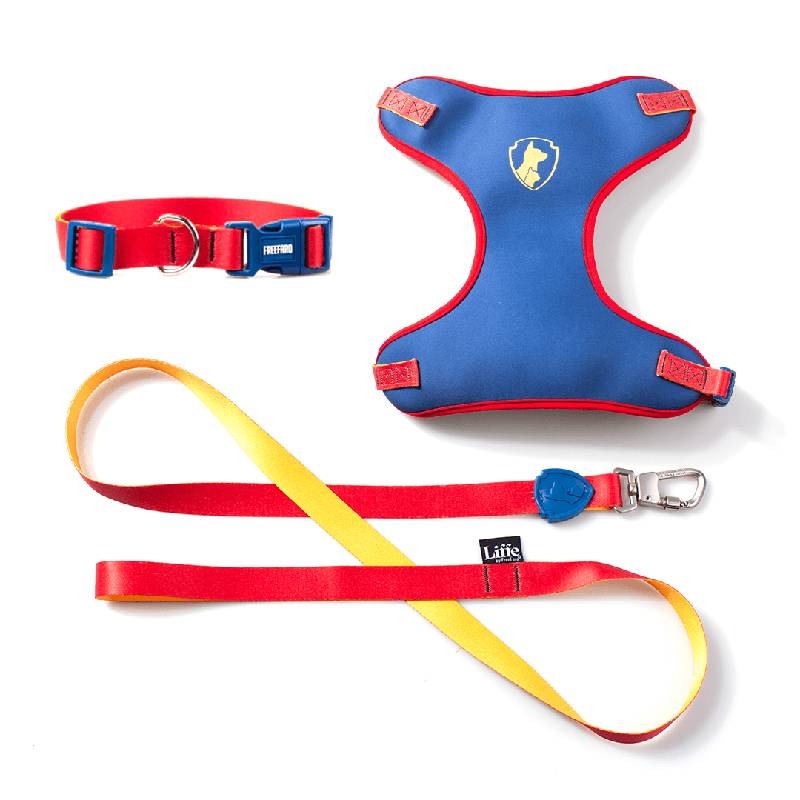 Kit Recreio para Cães e Gatos Peitoral Air Guia e Coleira