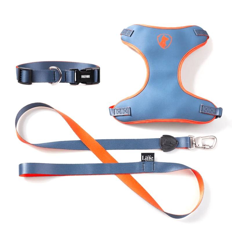 Kit Urbano para Cães e Gatos Peitoral Air Guia e Coleira